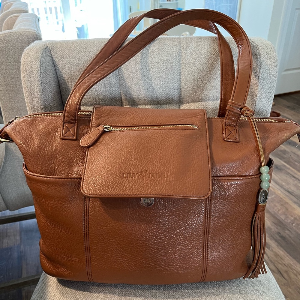 Lily Jade Madeline Camel with Gold